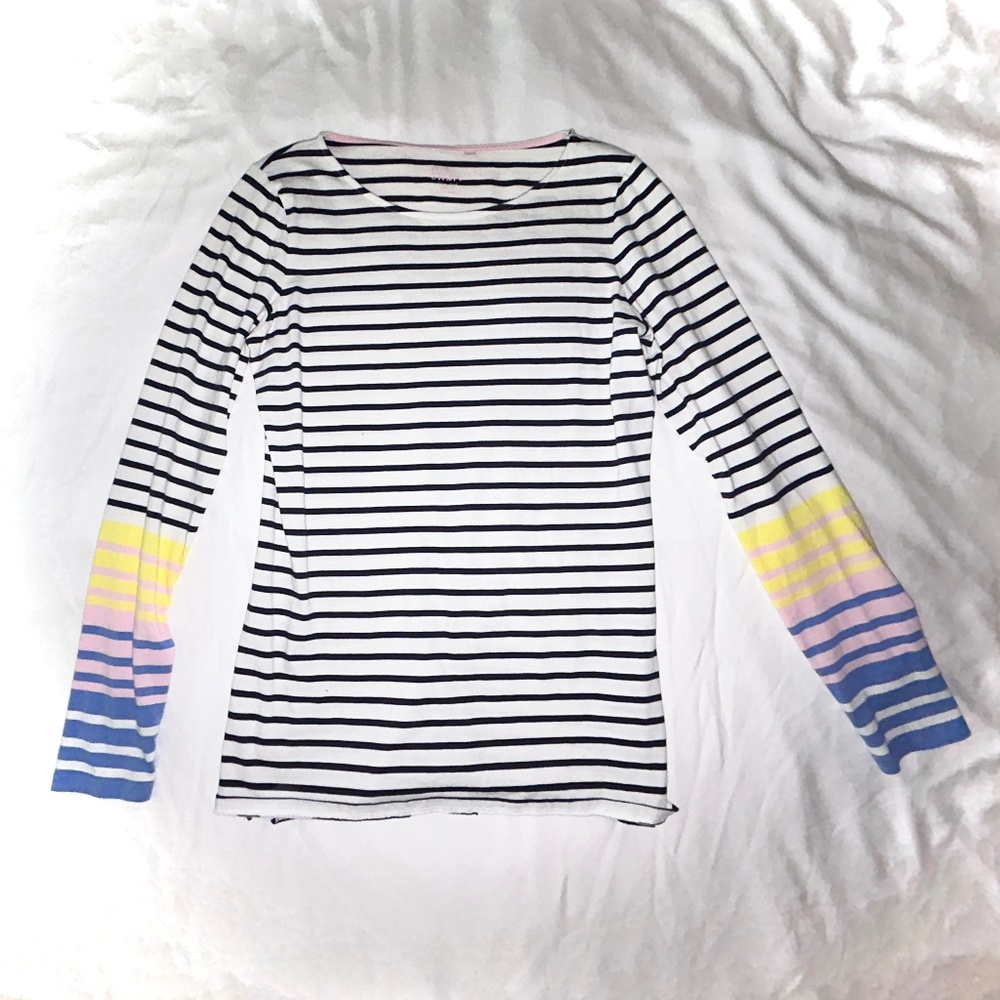 Boden Striped Long Sleeve Tee